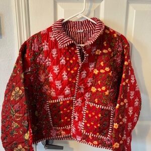 Patchwork style jacket